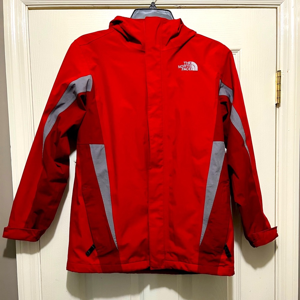 Northface hyvent rain jacket Boys L 14/16